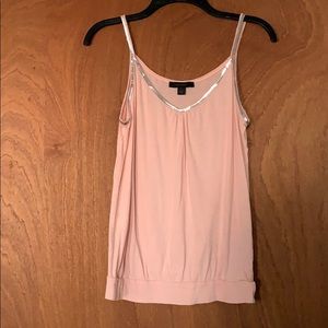Express pink sequin tank top